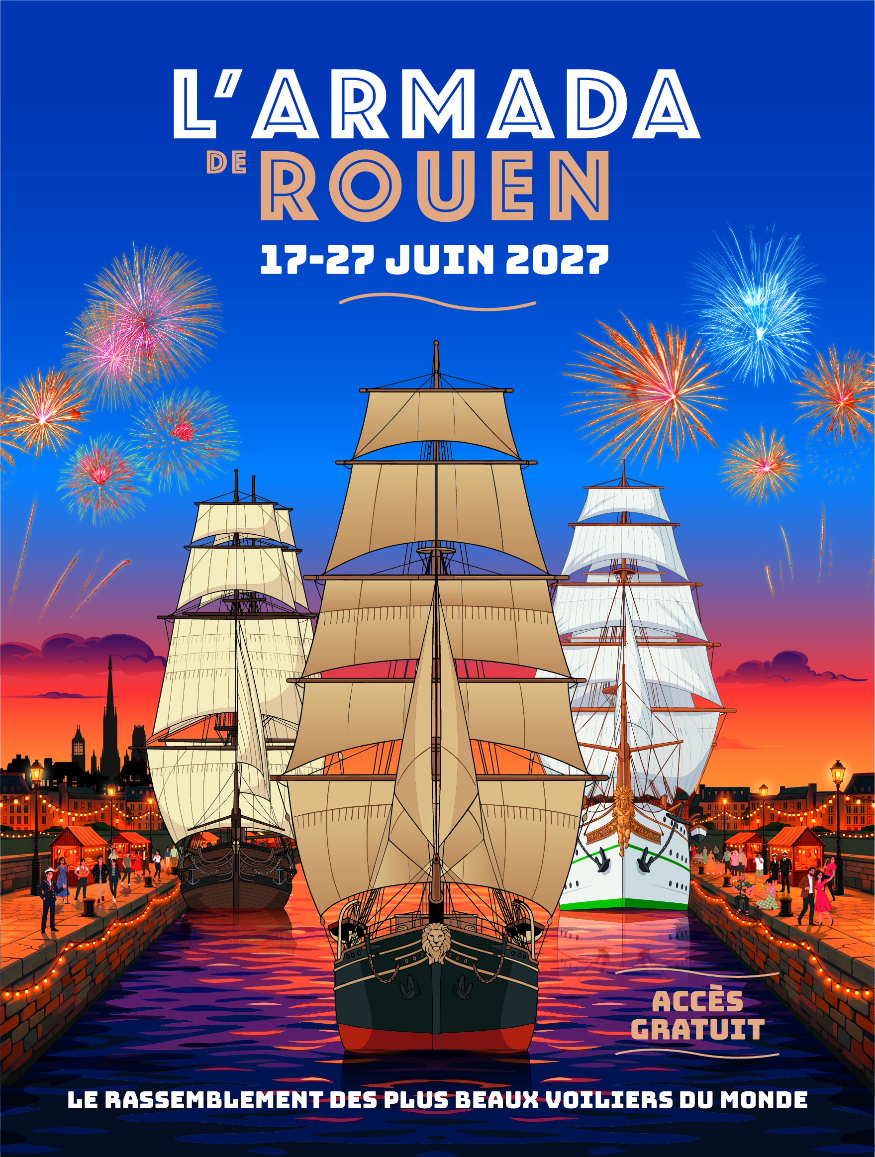 Affiche Armada Rouen 2027